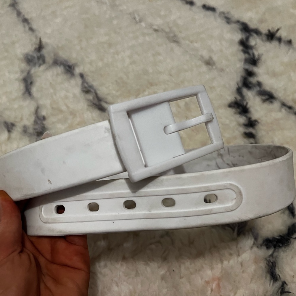 Used white C4 belt